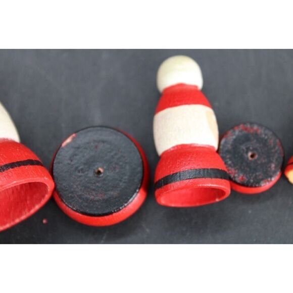 Vintage Santa Clause Nesting Dolls Set Of 5 - Picture 13 of 15